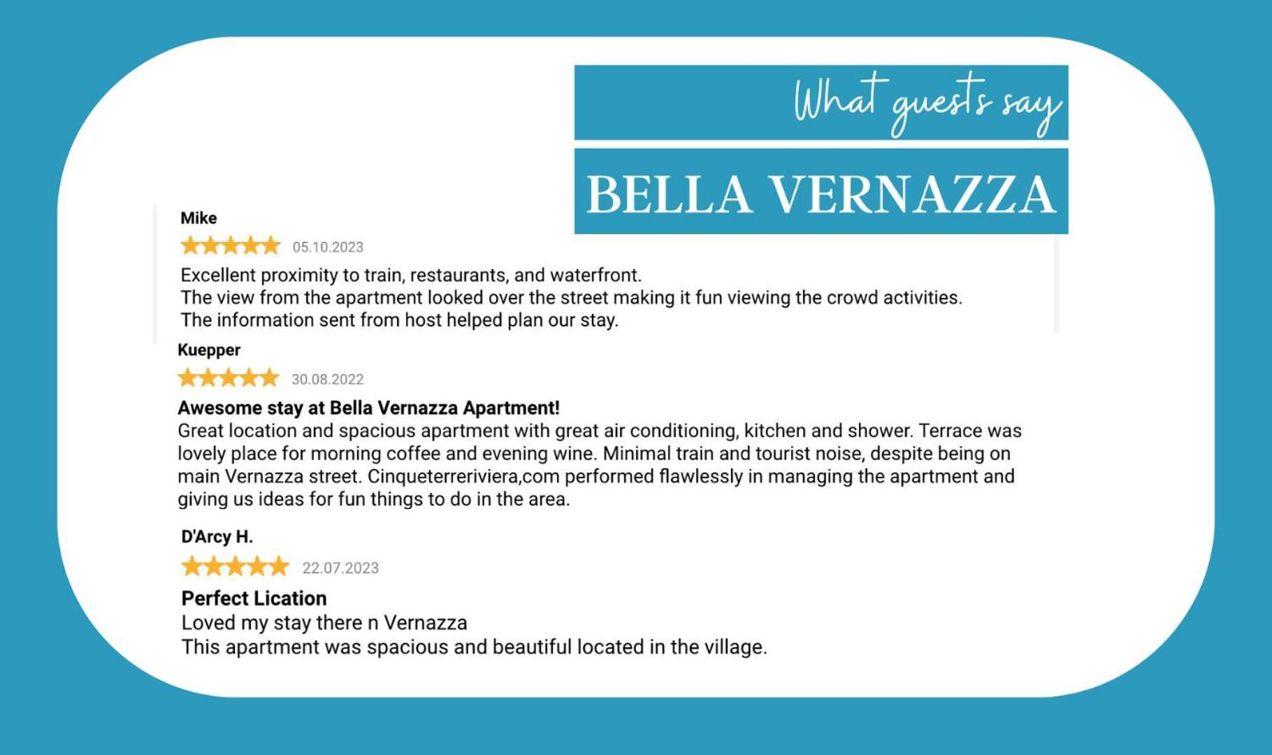 Bella Vernazza Daire Dış mekan fotoğraf